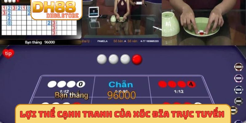 Lợi thế cạnh tranh của xóc đĩa trực tuyến