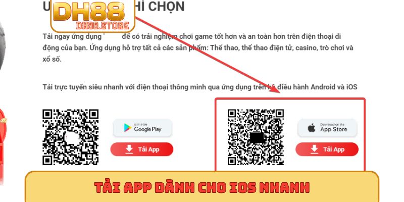 Tải app dành cho iOS nhanh